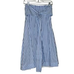 Rosetta Getty Wrap Stripe Midi Skirt - Sz 2 - NWT